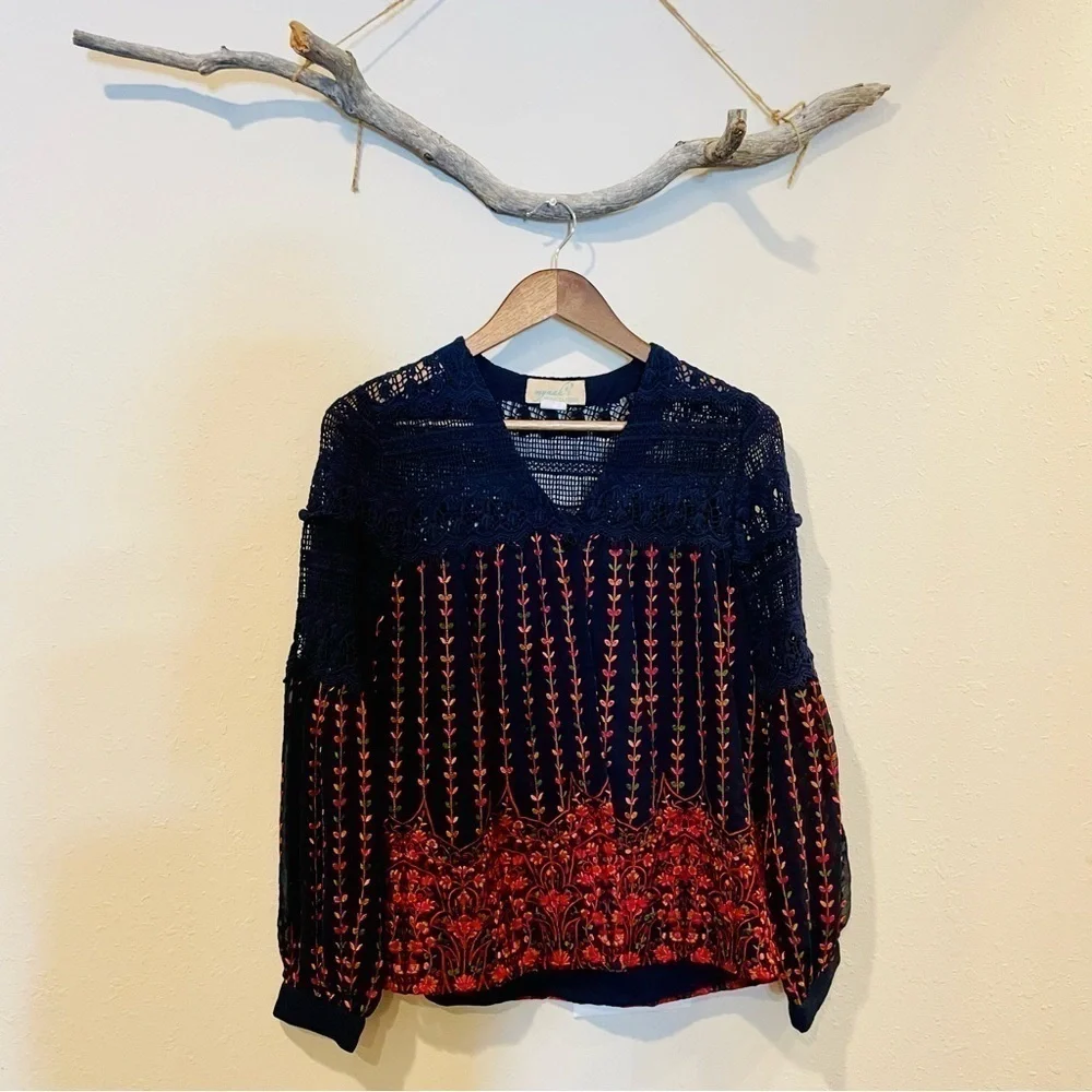 Anthropologie anya embroidered